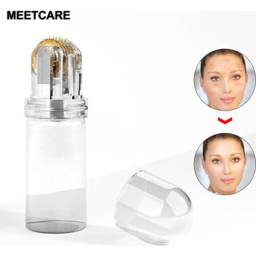 64 Pin Micro Needle Titanium needle Tips Hydra Roller Hyaluronic Acid Skin Care Anti Wrinkle Acne Reduce Pore Tighten Whiten