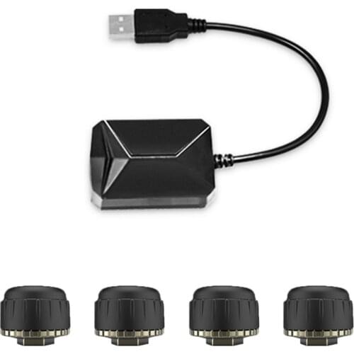 Ai CAR FUN TPMS Android Tire Pressure Sensor Monitoring System USB TMPS For Android Car Radio Multimedia DVD Player