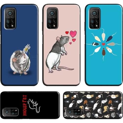 Mouse Rat For POCO X3 Pro F1 F2 F3 M3 Phone Case For Xiaomi Mi 11 Lite Ultra Mi A3 9T 10T Pro Shell