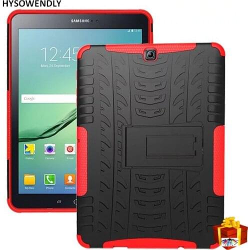 HYSOWENDLY Armor Rugged Hybrid Hard PC + Soft TPU Tablet Case For Samsung Galaxy Tab S2 9.7 T810 T815 9.7''inch Protection Funda