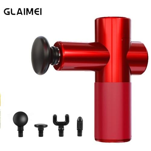 Pocket Professional Light weight Mini Massage gun for relax body fascia gun with red green pink black colors