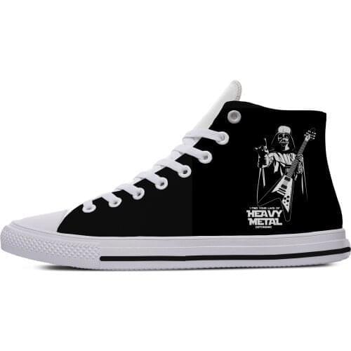 I find your lack of heavy metal disturbing Harajuku Lightweight High Top Canvas Shoes Men Women Casual Breathable Sneakers