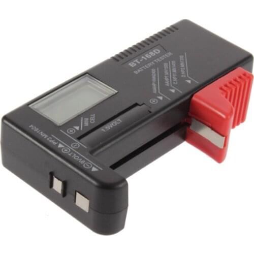 New Indicator Battery Cell Tester AA AAA C/D 9V Volt Button Checker Tests 1.5V miniature cells With Meter Indicates Power Level