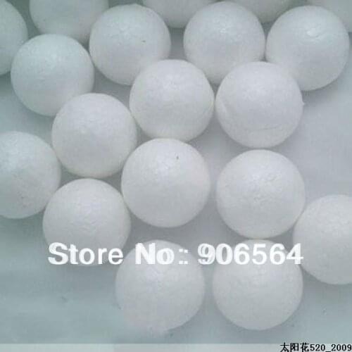 Wholesale 30mm natural white round foam plum blossom bud for nylon stocking flower DIY accessories (100pcs/lot)