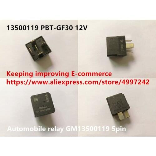 Original new 100% 13500119 PBT-GF30 12V automobile relay GM13500119 5pin