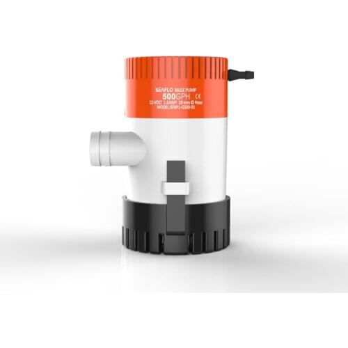 SEAFLO 500 GPH Boat Bilge Pump 12V Water Pump Submersible for Marine Yachting Kayak RV Campers