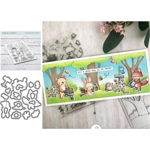 Stamps Metal Cutting Dies Scrapbooking Handmade Mold Cut Stencil New 2021 DIY Card Make Mould Model Craft Decoration Cute Animal
