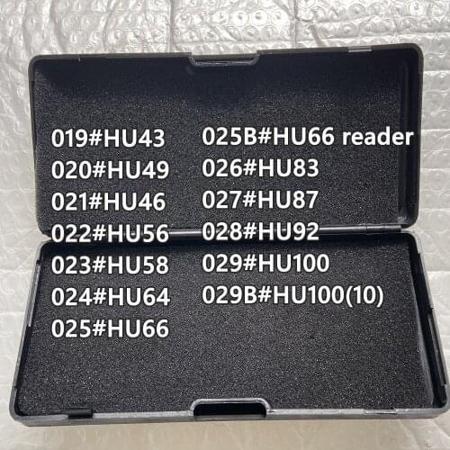 19-29 LiShi 2 in 1 HU43 HU49 HU46 HU56 HU58 HU64 HU66 HU83 HU87 HU92 HU100 HU100 10 Cut Locksmith Tool