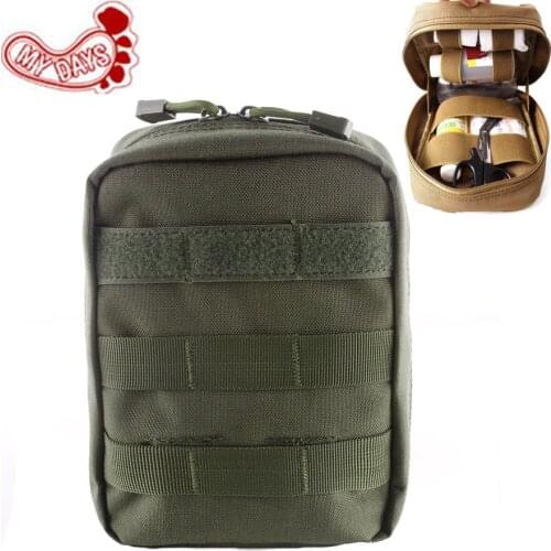 MY DAYS MOLLE Medical Tactical Ifak First Aid Bag EMT Rip-Away Military Utility Pouch rescue bags for Travel hunting hiking