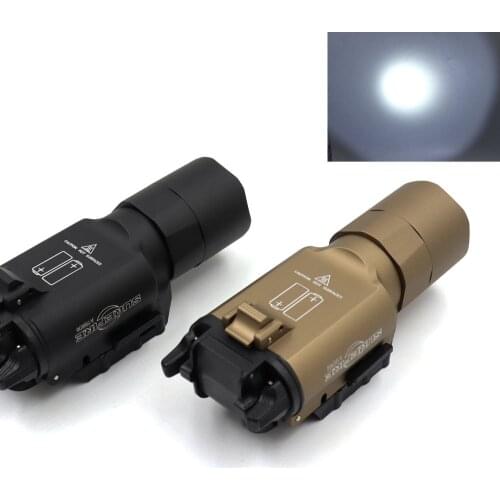Tactical Flashlight Weapon Light X300U X300 500 Lumens High Output Pistol gun LED Hunting Flashlight Glock 1911 Pistol Light