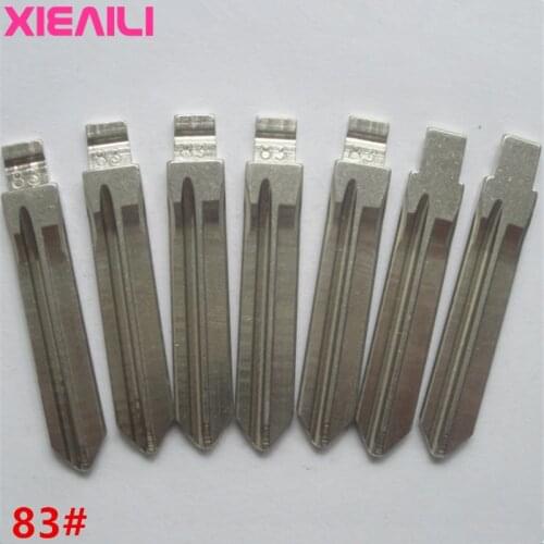 XIEAILI 20Pcs/lot 83# Metal Blank Uncut Flip KD Remote Key Blade For Citroen S217