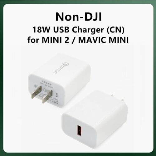 18W USB Charger (CN) Non-DJI Brand for DJI Mavic Mini 2 Charging Hub DJI Charging Display Base Not Include Cable Convenient Use