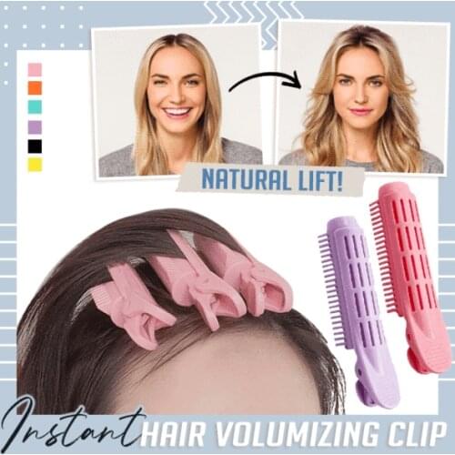 3 pcs Instant Hair Volumizing Clip Volumizing Hair Root Clip Hair Curler Clips Clamps Root Perm Rods Styling Roller