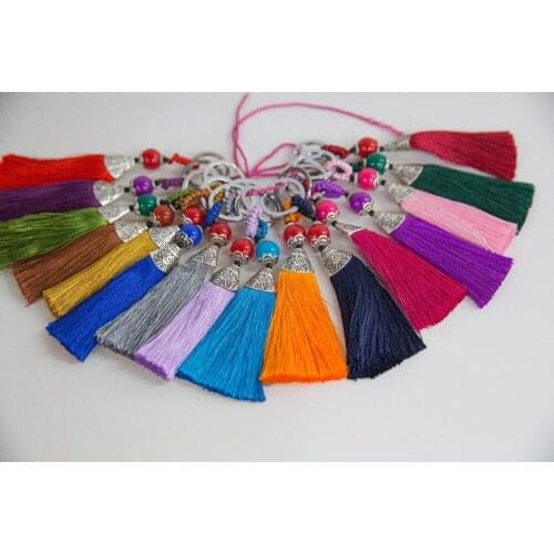 8cm Tassels For Jewelry Necklace Charms Mobile Phone Straps Accessories 100cs/lot
