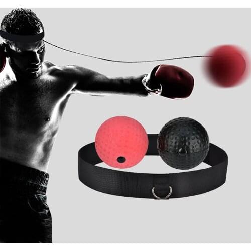Boxing Reflex Fight Ball Perfect For Improving Hand Eye Coordination Headband Fits All