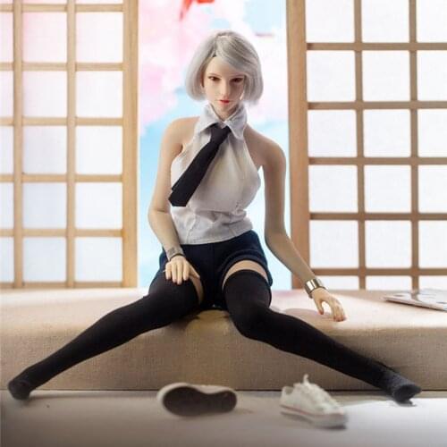 CJG-W008 1/6 Scale Doll Lady Clothes Anime Character Uniform Set for Set for 12" Action Figure Body Females Doll Accessories Toy