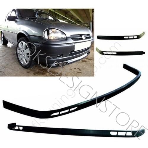 For OPEL Corsa C - Lag Style Front Bumper Euro Spoiler Lip Universal