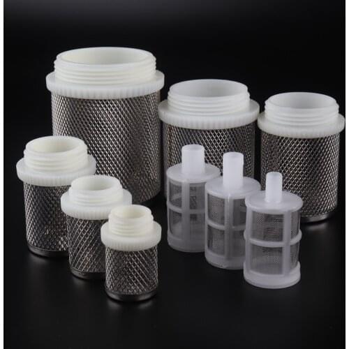 30pcs 304 Stainless Steel Mesh Filter Irrigation Water Pump Protection Check Valve Screen Strainer Pumps Foot-valve Filter Mesh