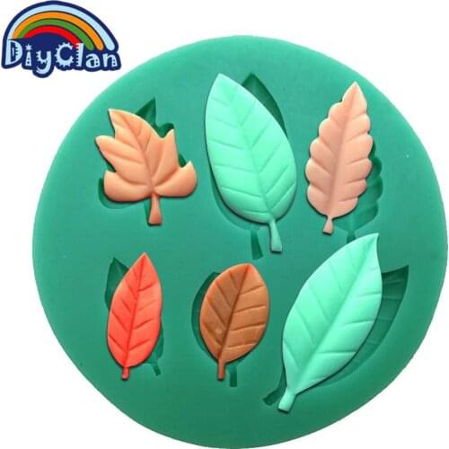 HOT SALE DIY maple leaf silicone cake mold cake decorating tools leaves fondant chocolate mould bakeware baking tools F0163YZ30