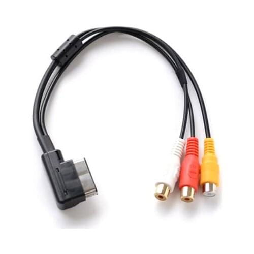 AMI Interface Video Audio AUX iN Input Cable Adapter for Audi A6 A8 A7 Q5 Q7 S5 A4