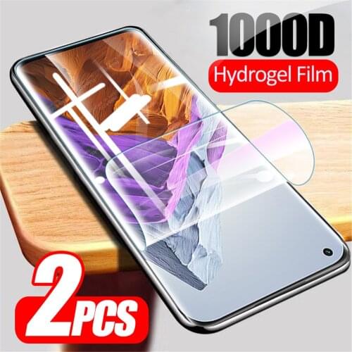 2pcs Full Curved Hydrogel Film For Xiaomi Mi 11 Pro Xiomi Mi11 Pro 11Pro Mi10Pro Soft Protective Film Screen Protector Not Glass