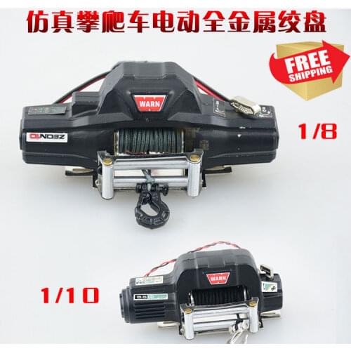 Radio control RC TRX4 KM2 1/10 1/8 crawler Axial trax defender D90 SCX10 metal winch option upgrade parts