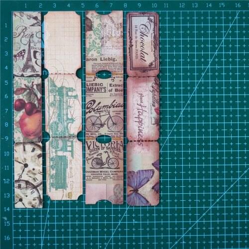 YaMinSanNiO Metal Cutting Die Cut Lottery Ticket Strip Gift Coupon Scrapbook Paper Craft Handmade Card Album Punch Art Cutter