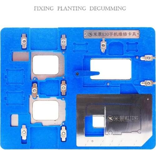 Mijing K30 Mobile Phone Repair Fixture For PHONE11PRO 11PROMAX Tin Planting Repair Table Fixed Tin Planting Netballing Fixture