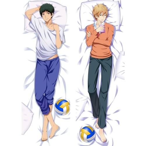 MMF Boys,Please Kiss Him Instead of Me Key Roles Cool Boys Pillow Cover Anime Dakimakura Body Pillowcase