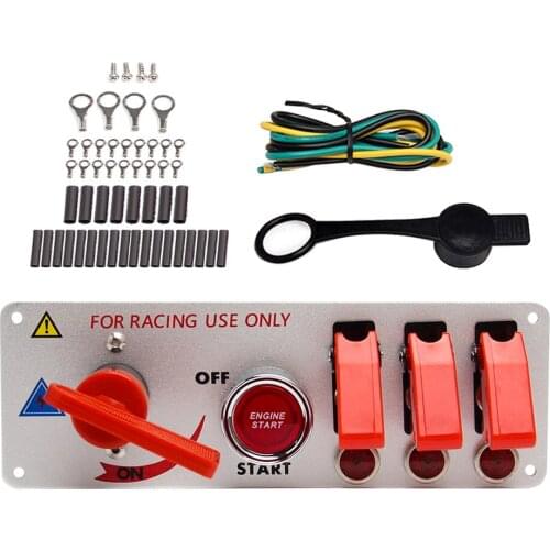 Multi-functional Ignition Switch DC12V Auto Racing Car Ignition Switch Panel