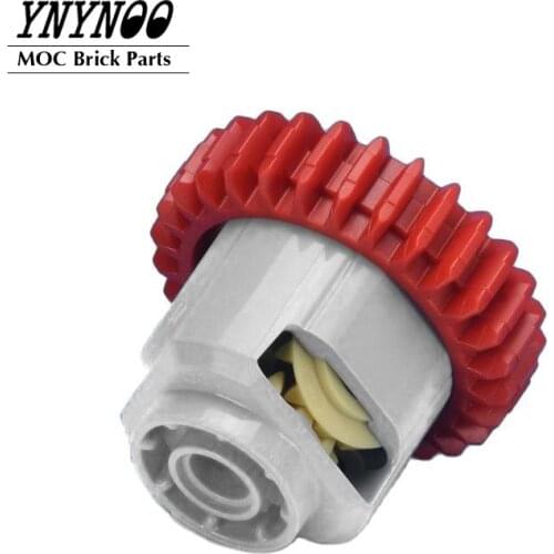 2-8Sets Differential Gear-28 Teeth with Round Axle Hole Differential Gear House 65414+65413 MOC Building Blocks Bricks DIY Parts