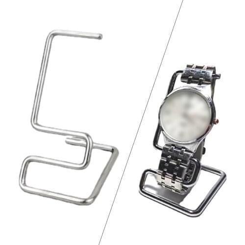 Stainless Steel Watch Display Stand Rack Holder for 1 Watch Smart Watches Bracelets Bangle Showcase