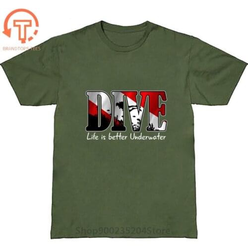 2020 O-Neck Tops New Fashion For Men Short Sleeve Dive Scuba Club Tshirt Fan Gift Idea T Shirt Funny Casual Tee Shirts Camisetas