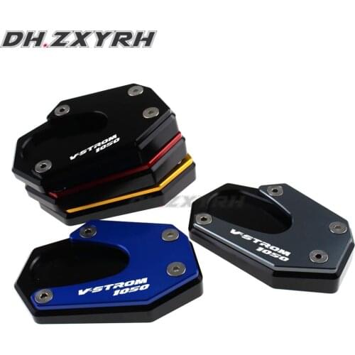 CNC Foot Support Plate Side Stand Extension Pad Fit for Suzuki V-Strom 1000 2014-2019 VStrom 1000XT 2018-2019 V-Strom 1050 2020