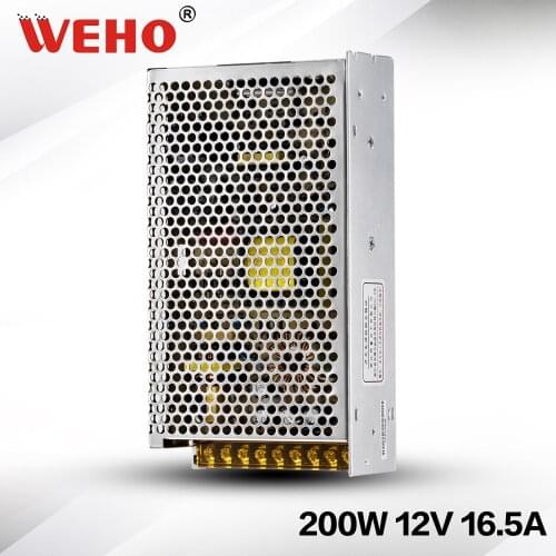 S-200-12) Stable DC voltage source 200W 12V switching mode power supply 12v DC power supply 200w