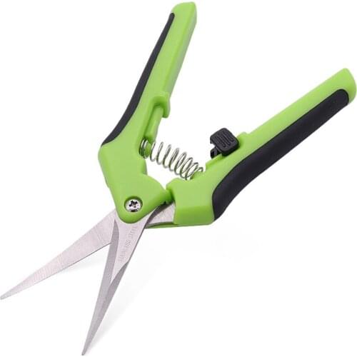 Stainless Steel Garden Pruning Shears Fruit Picking Scissors Household Potted Trim Weed Branches Small Scissors Gardening Tools
