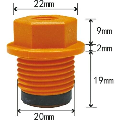 PPR Male Plug For Water Thread PPR Hexagon Head Pipe Fitting Plug 10pcs