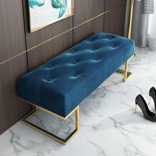 Light Luxury Modern Living Room Sofa Long Chair Fashion Living Room Furniture Nordic Home Door Change Your Shoes Sofa WF