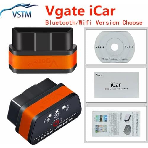 Vgate iCar 2 Pro Elm327 Bluetooth OBD2 V2.1 Elm 327 V2.1 Android Adapter Car Scanner OBD 2 Auto Diagnostic Tool Scanner iCar2