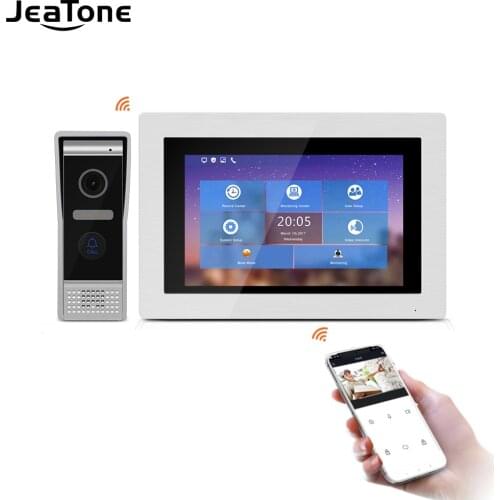7 inch WIFI IP Video Door Phone Intercom Wireless Door Bell Door Speaker Access Control System Touch Screen Motion Detection