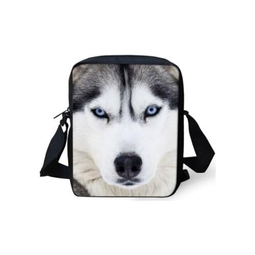 Funny Animal Husky Dog Children School Bag Cute Print Child Kids Schoolbag White Mochila Girls Kindergarten Book Bag