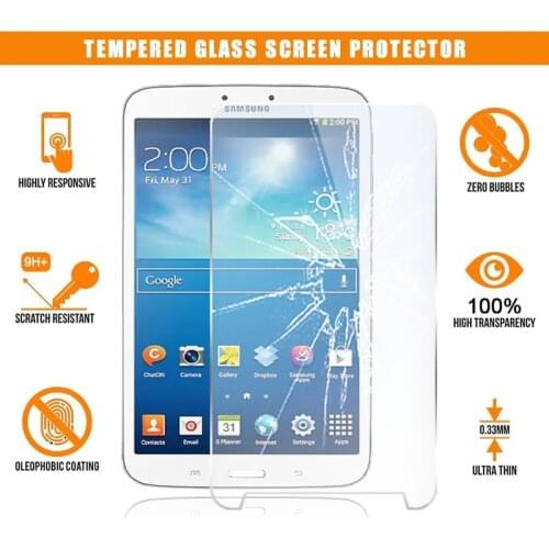 For Samsung Galaxy Tab 3 8" T310 T311 T315 Tablet Tempered Glass Screen Protector 9H Premium Scratch Resistant Film Cover