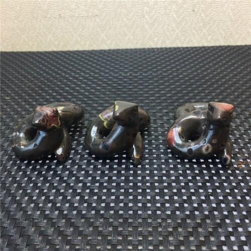 1pcs natural stones and minerals plum flower jade handmade snake figurine healing crystals for home and office decoration