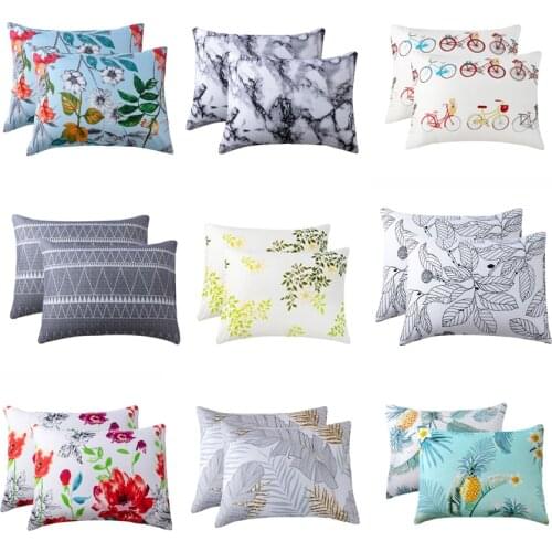 23Colors Sanding Printed Pillowcase Top Grade Household Pillow Covers Bedding Home Textile 1PCS Pillow Case for Women Men Kids