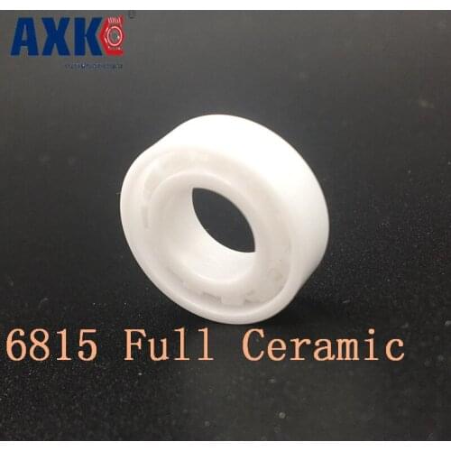 2019 Direct Selling Real Axk 6815 Full Ceramic Bearing ( 1 Pc ) 75*95*10 Mm Zro2 Material 6815ce All Zirconia Ball Bearings