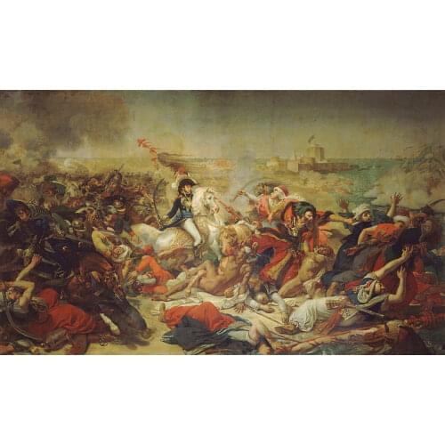 36" TOP PRINT ART painting # French king Emperor Napoleon Bonaparte The Battle of Abukir, 25 July 1799 print art painting