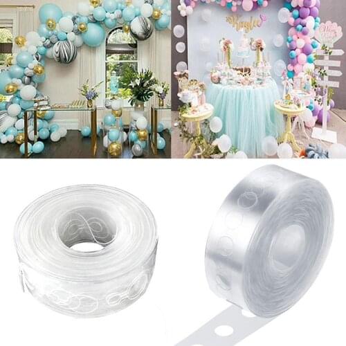 5m Balloon Chain Tape Arch Connect Strip For Wedding Birthday Decor Party New Decoration Room Decoration Accessories B3Q4