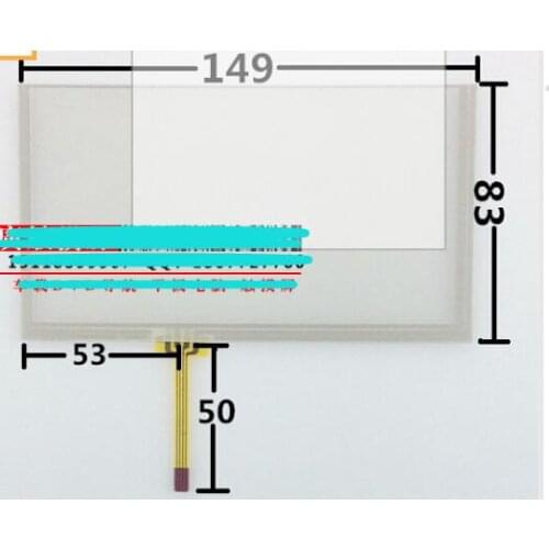6.1 inch A061VW01 V0 cable CLAA061LA0ACW 149*83 MM Touch screen