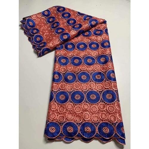 African Lace Fabric 2021 High Quality Guipure Lace Latest Nigeria Lace Fabrics French Cord Lace Fabric For Sewing 5Yards