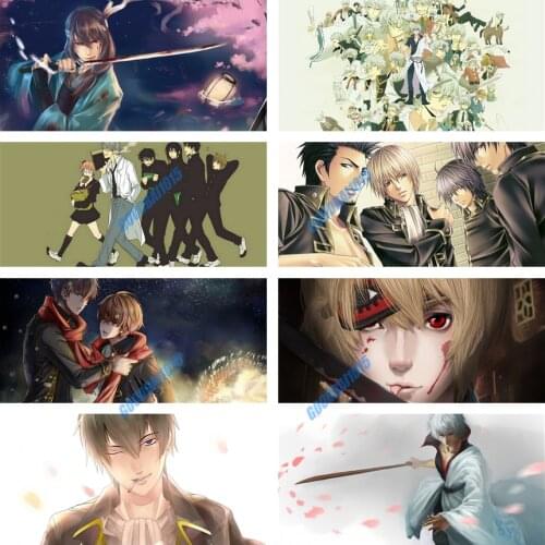 DIY 5D Diamond Painting Mosaic Wall Art Diamond Embroidery Full Drill Home Decor Cross Stitch Kits Anime Gintoki Sakata